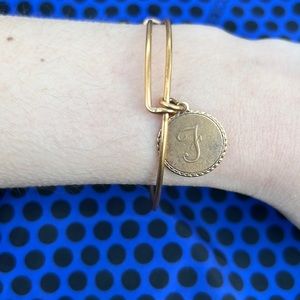 Alex & Ani “F” Bracelet